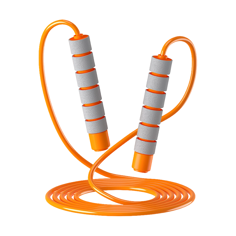 어린이를 위한 TS-1 PVC 로프 스폰지 손잡이 줄넘기