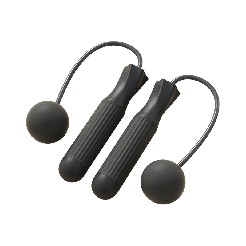 소녀용 TS-106 가중 고무 손잡이 줄넘기 밧줄