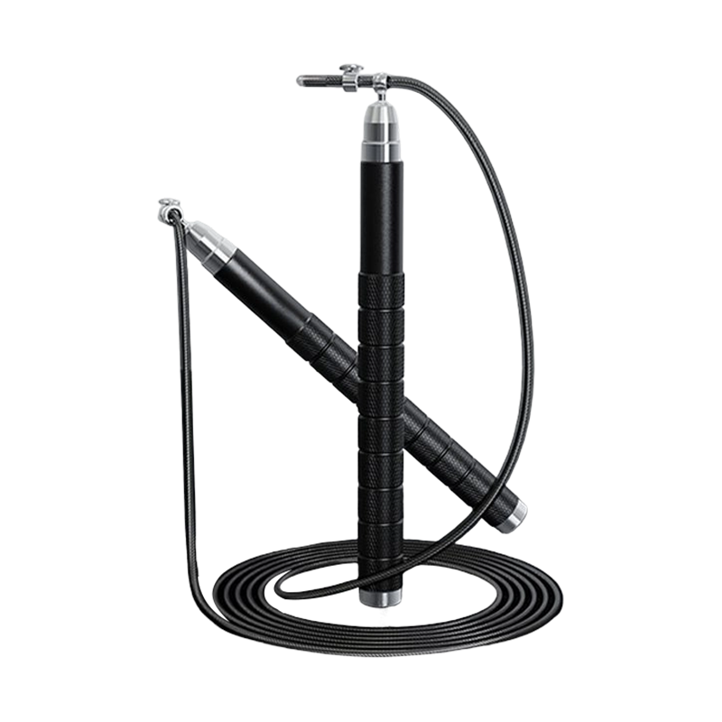 TS-12 흑백 알루미늄 손잡이 경주용 줄넘기