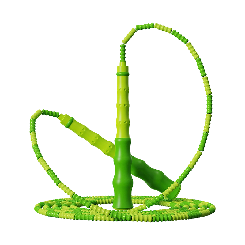 TS-18 초등학생들이 대나무줄 건너뛰기를 배우기 시작함